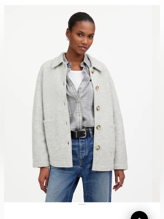 Madewell Jackets & Blazers - Madewell Boiled Wool Sweater Shirt Jacket Medium EUC